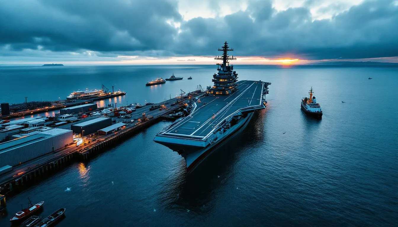 Un drone neutralisé près du porte-avions Charles de Gaulle en Suède