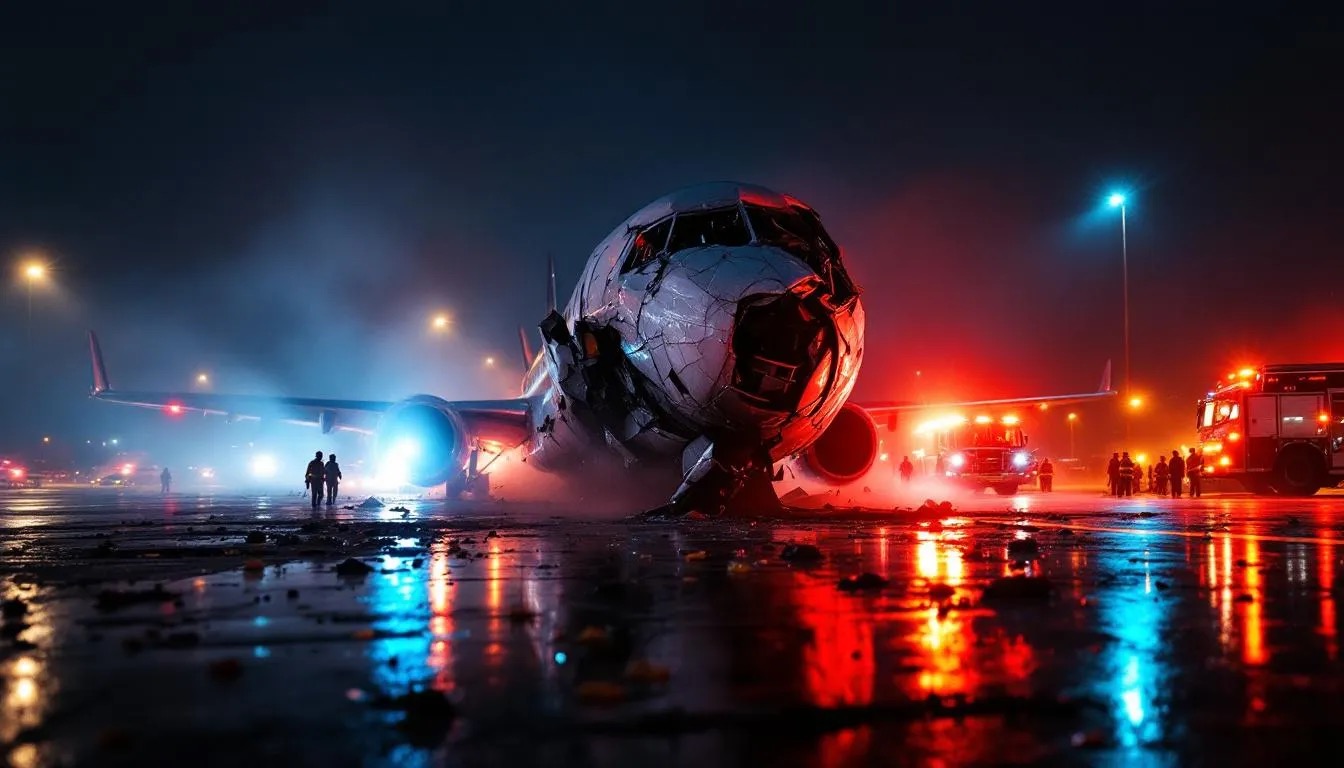 Un avion percute le camion venu le sauver : LaGuardia paralysé