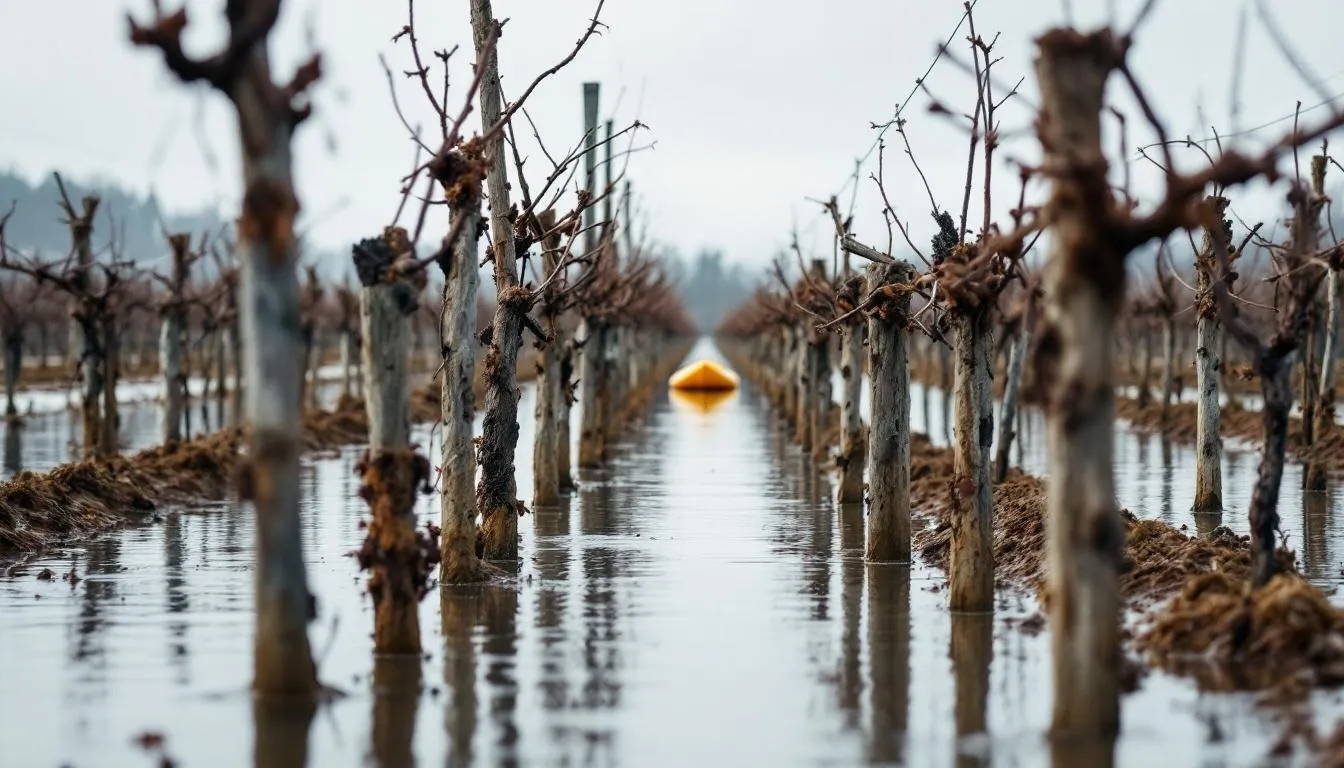 Il taille sa vigne en kayak : le sud de la France passe de la sécheresse au déluge