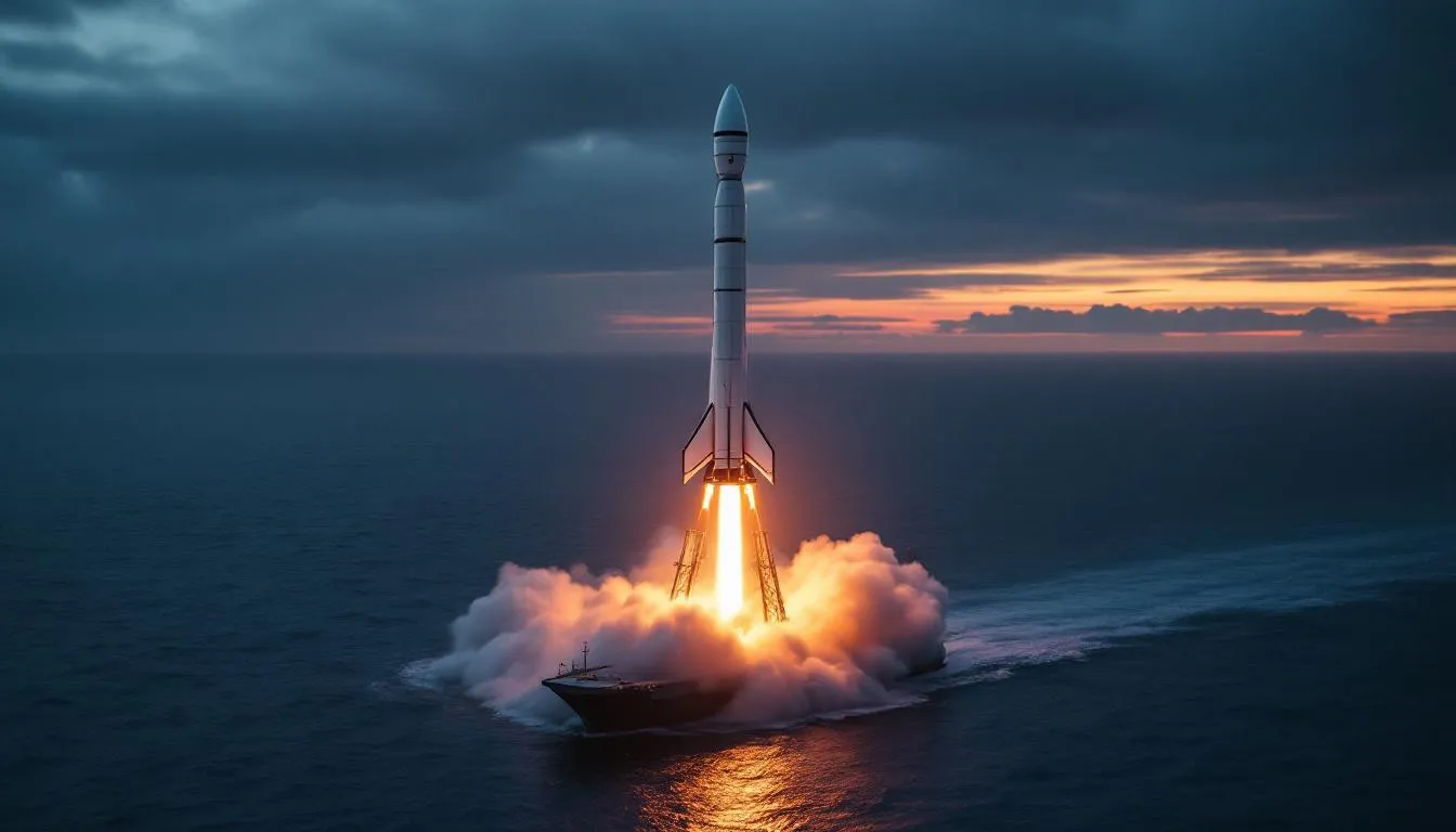 Blue Origin réutilise sa fusée géante, mais perd le satellite BlueBird 7