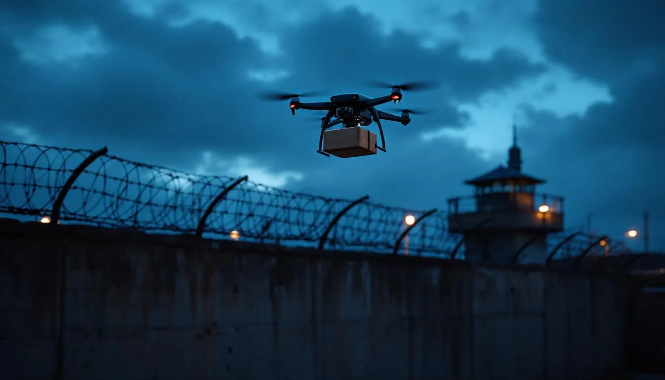 Dans les prisons françaises, les drones livrent drogue et iPhone par milliers