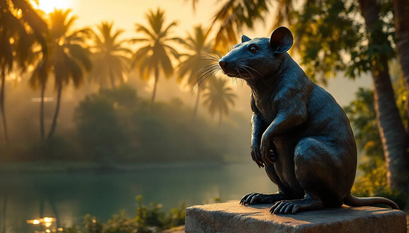 71 mines et une médaille d&rsquo;or : le Cambodge érige une statue pour un rat de 1,2 kg