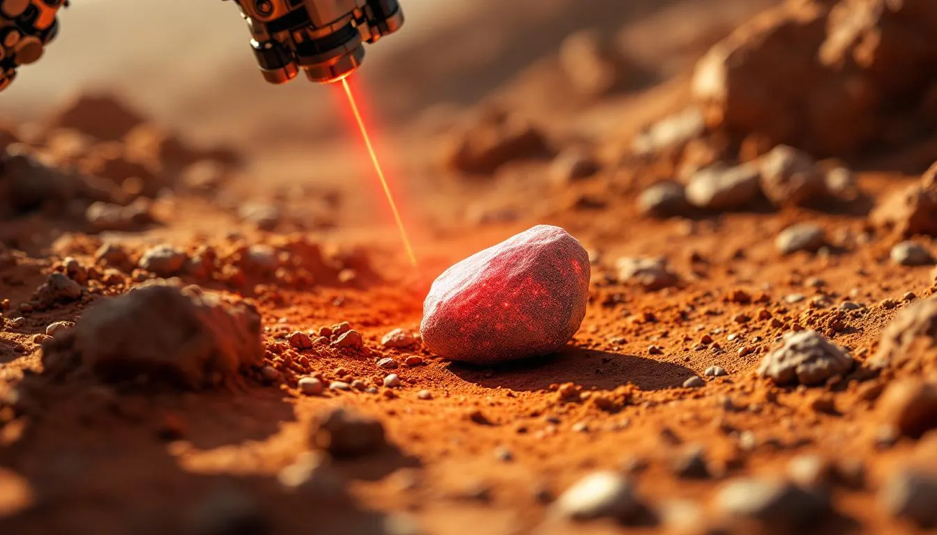Mars cache des cousins du rubis et personne ne sait comment