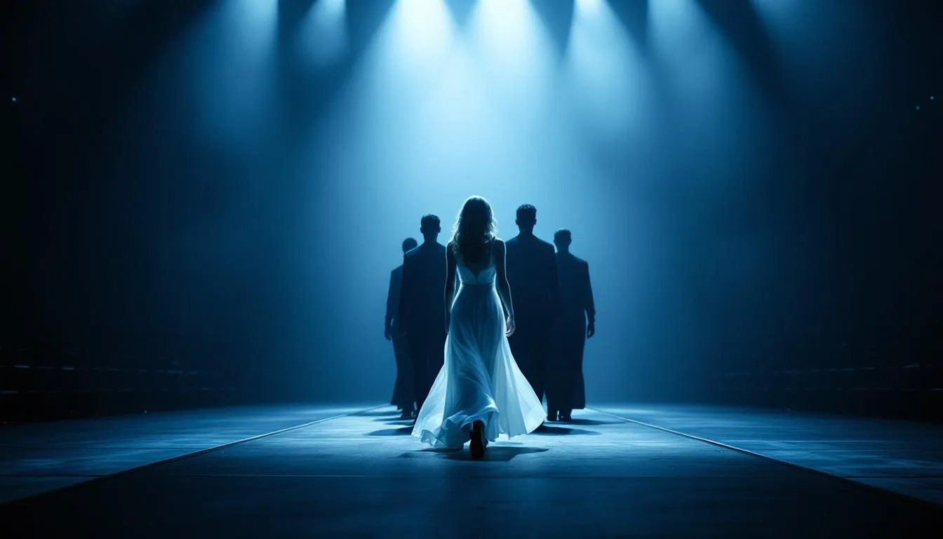 À 17 ans, Monroe lance son Eurovision en blanc face à cinq danseurs noirs