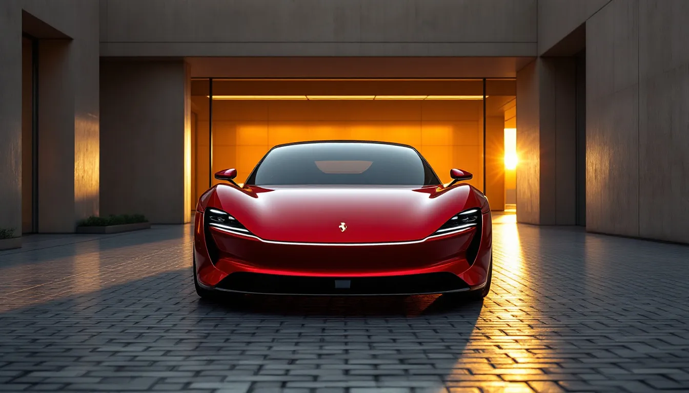 Ferrari sort sa première électrique, et Internet la compare à une Nissan Leaf