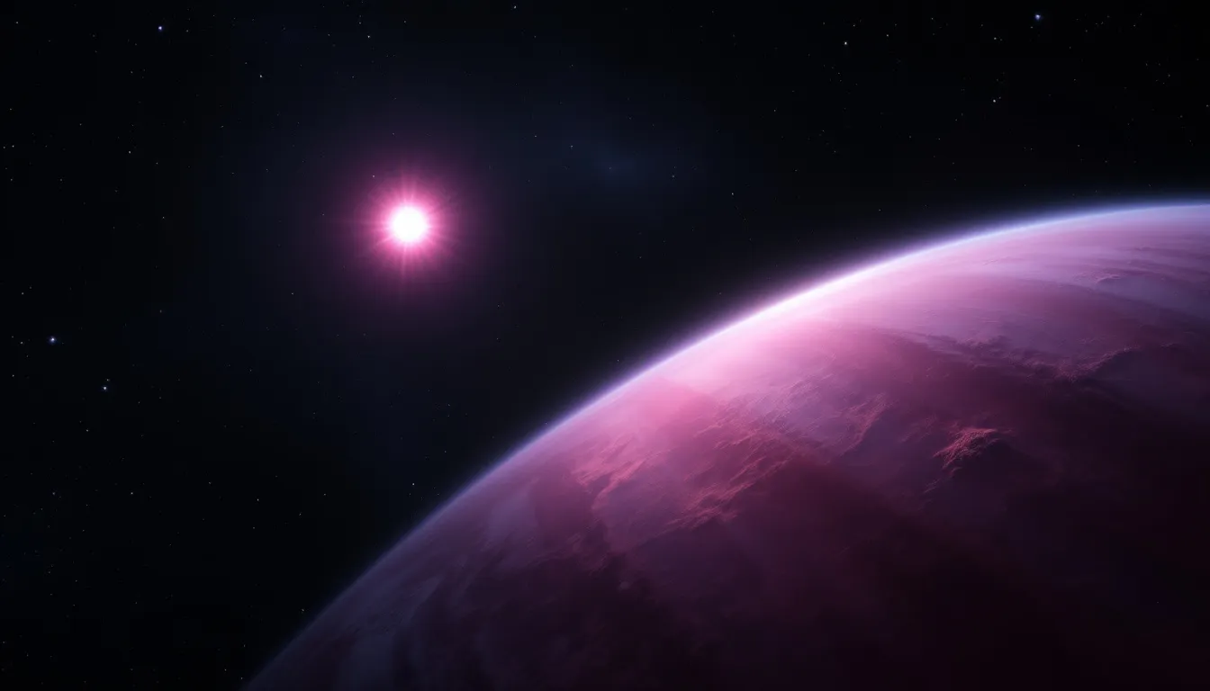 Sur la planète rose, James Webb découvre des nuages de sel