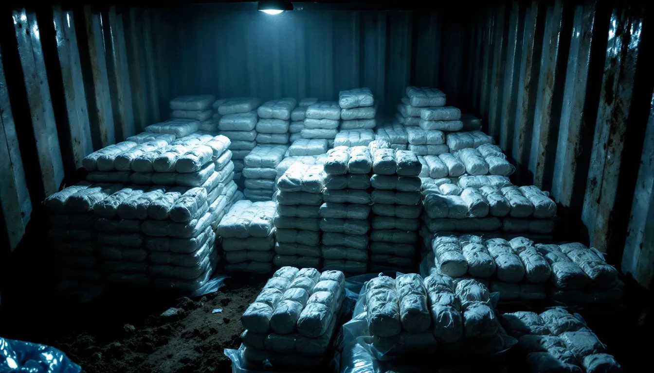 La plus grosse saisie de cocaïne d&rsquo;Australie dormait dans un bunker