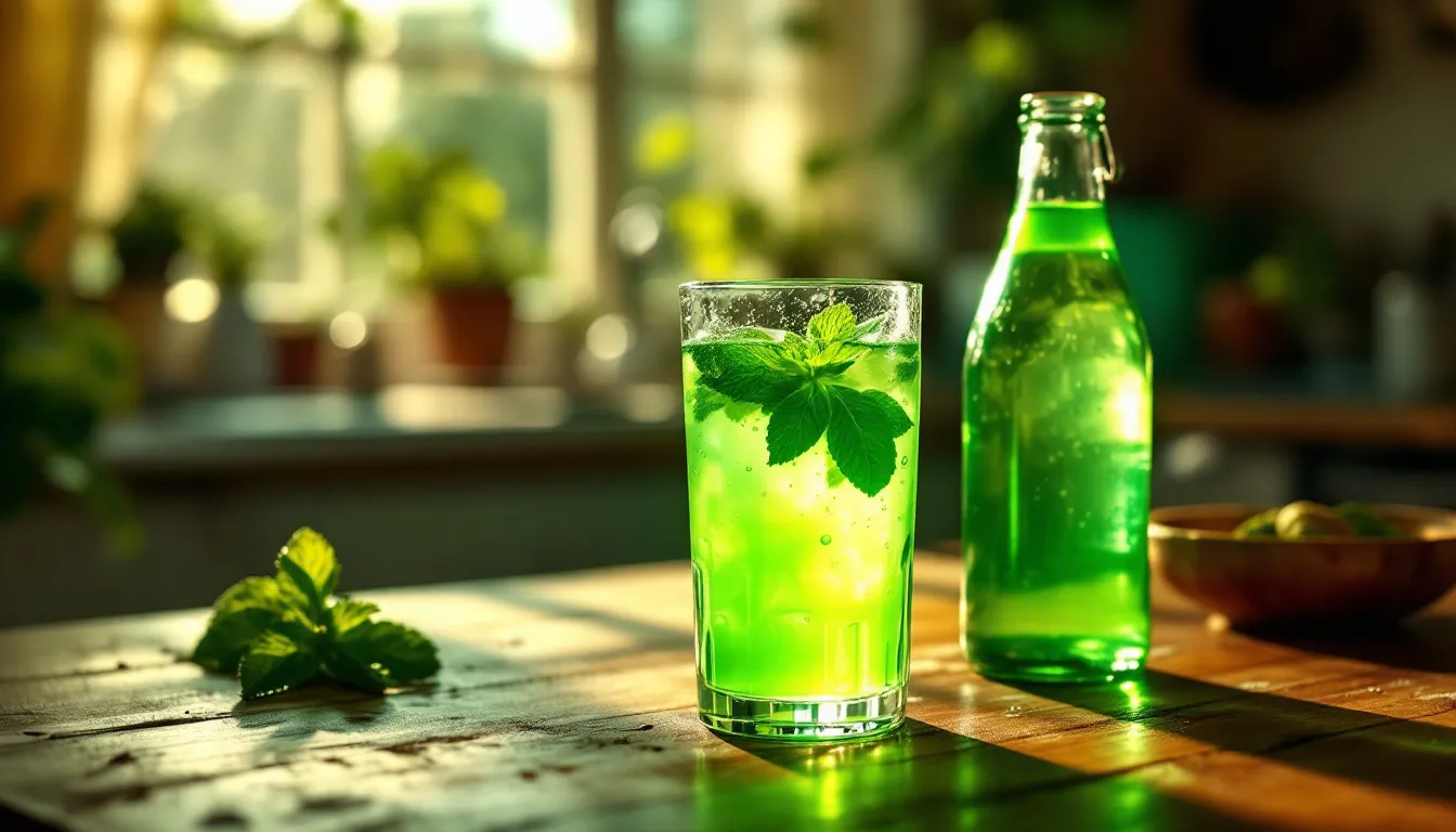 Le vert de votre sirop de menthe ne vient pas de la menthe