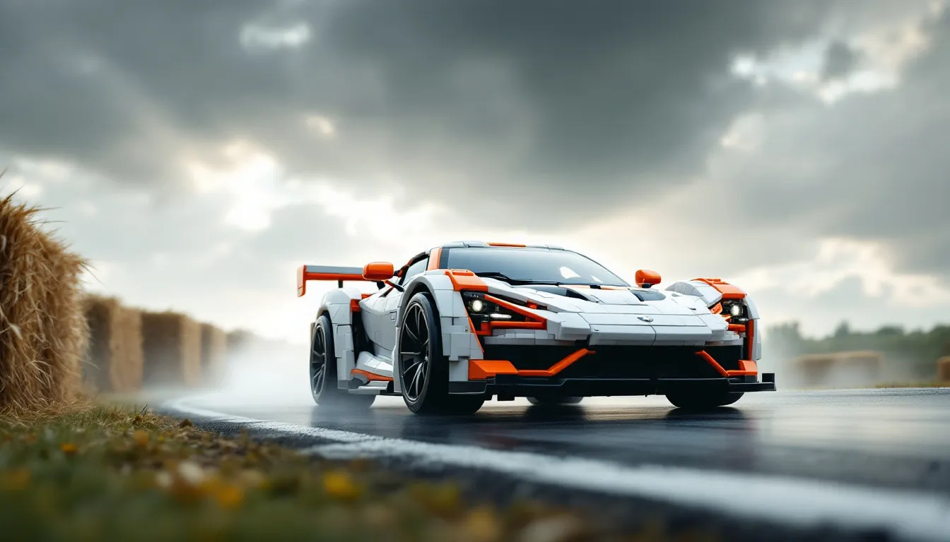 Une vraie voiture en Lego a foncé à 111 km/h, record du monde
