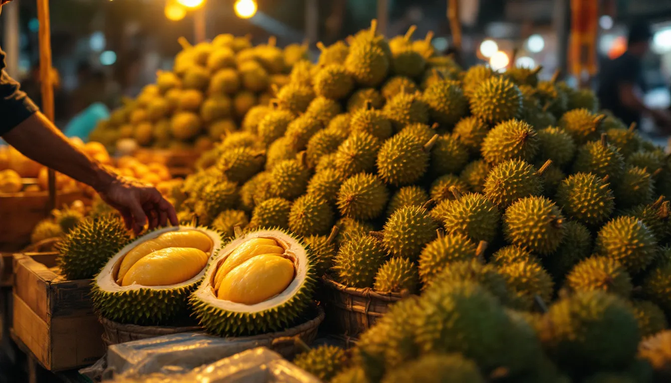 En Malaisie, le durian se donne gratuitement, les paysans paniquent