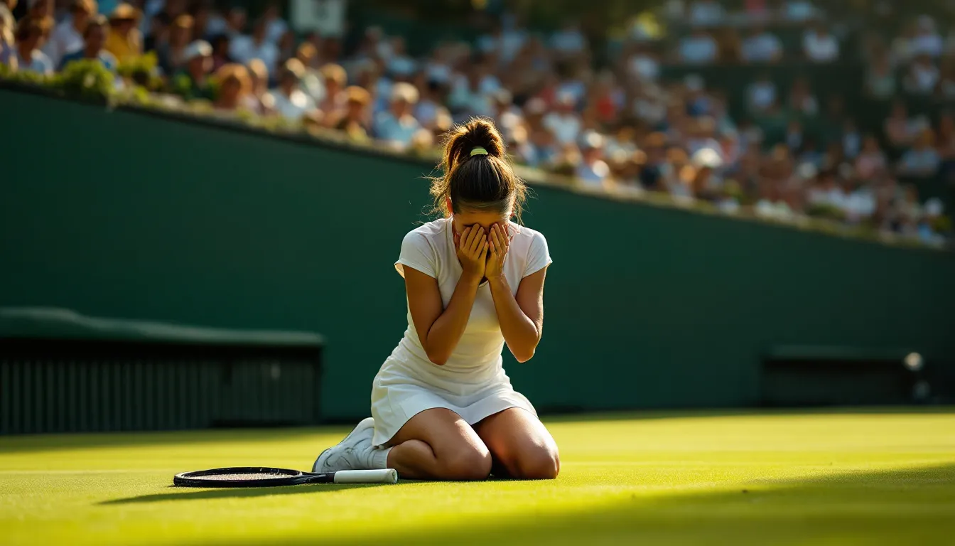 En larmes, une Philippine de 21 ans sort la championne de Wimbledon