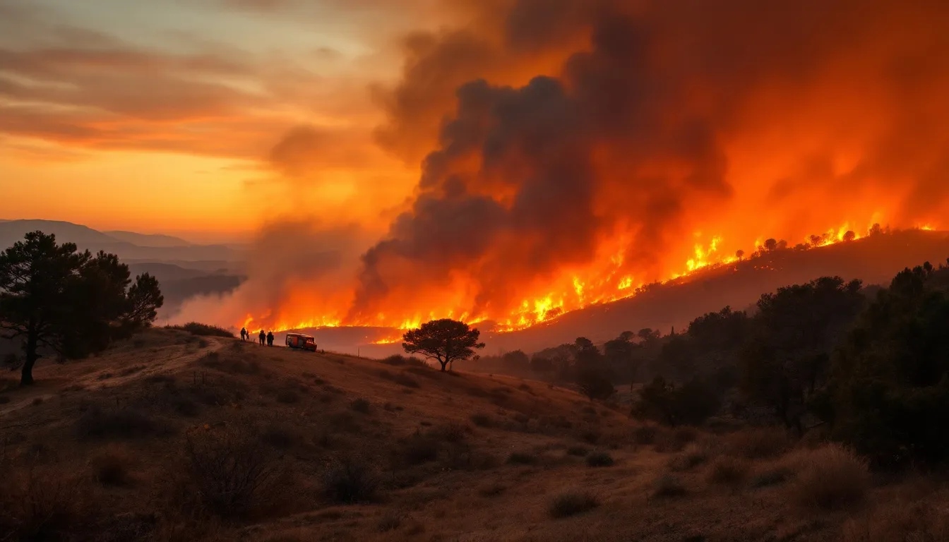 Un feu géant ravage l&rsquo;Aude et l&rsquo;Hérault, la saison a un mois d&rsquo;avance