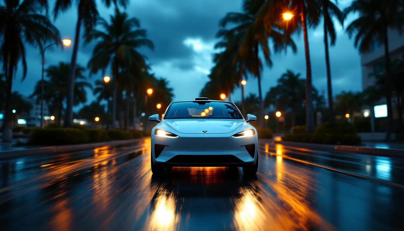 À Miami, le taxi Tesla se lance sans personne au volant